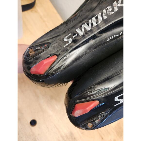 Mens Specialized S-Works Road Carbon Cycling‎ Shoes Click Size 11.75 - Picture 14 of 14